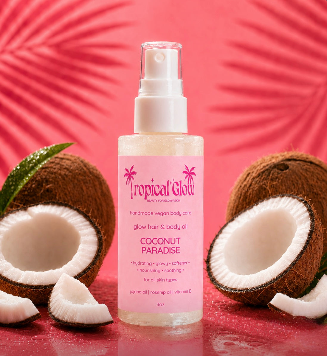 Coconut Paradise Glow Hair & Body Oil