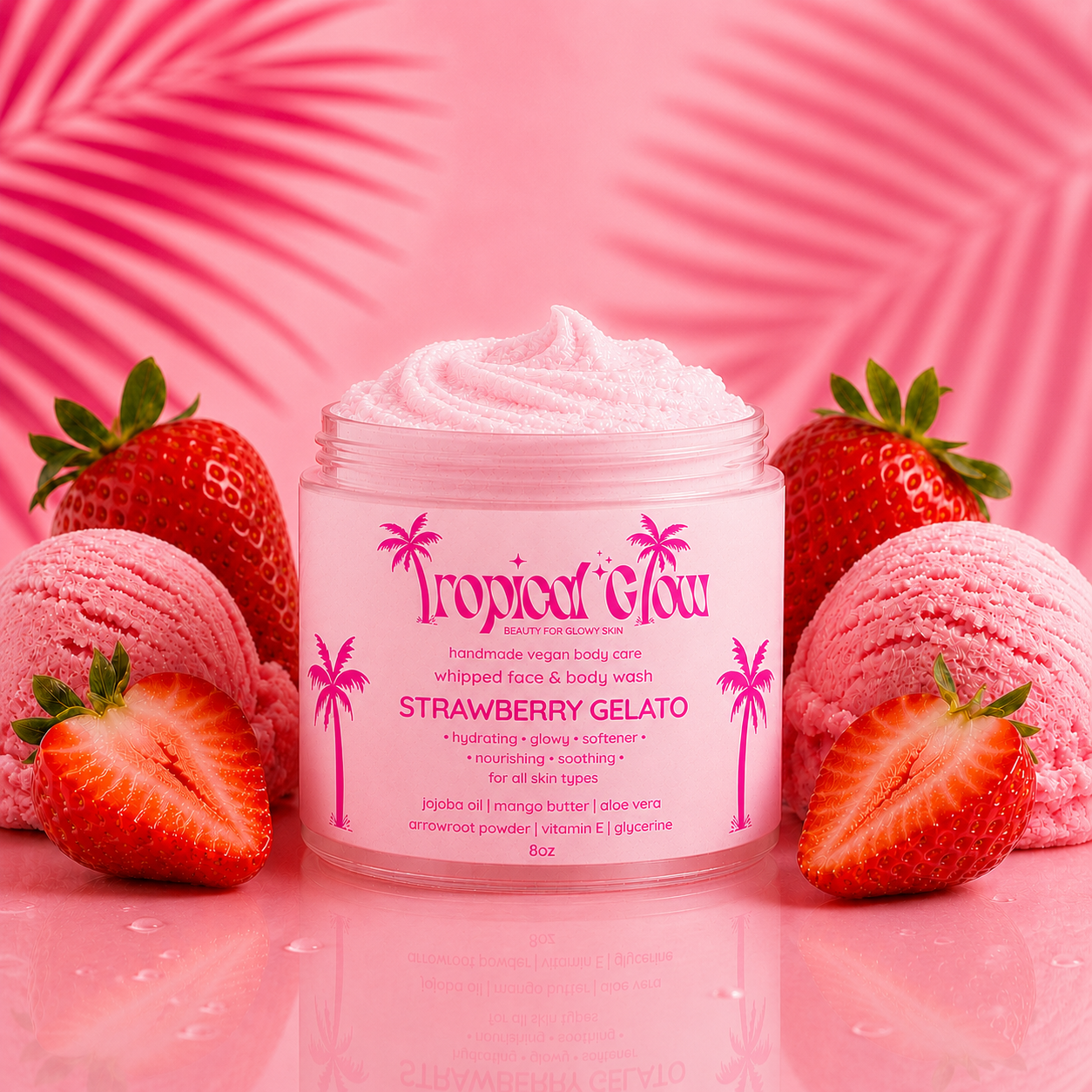 Strawberry Gelato Whipped Face & Body Wash