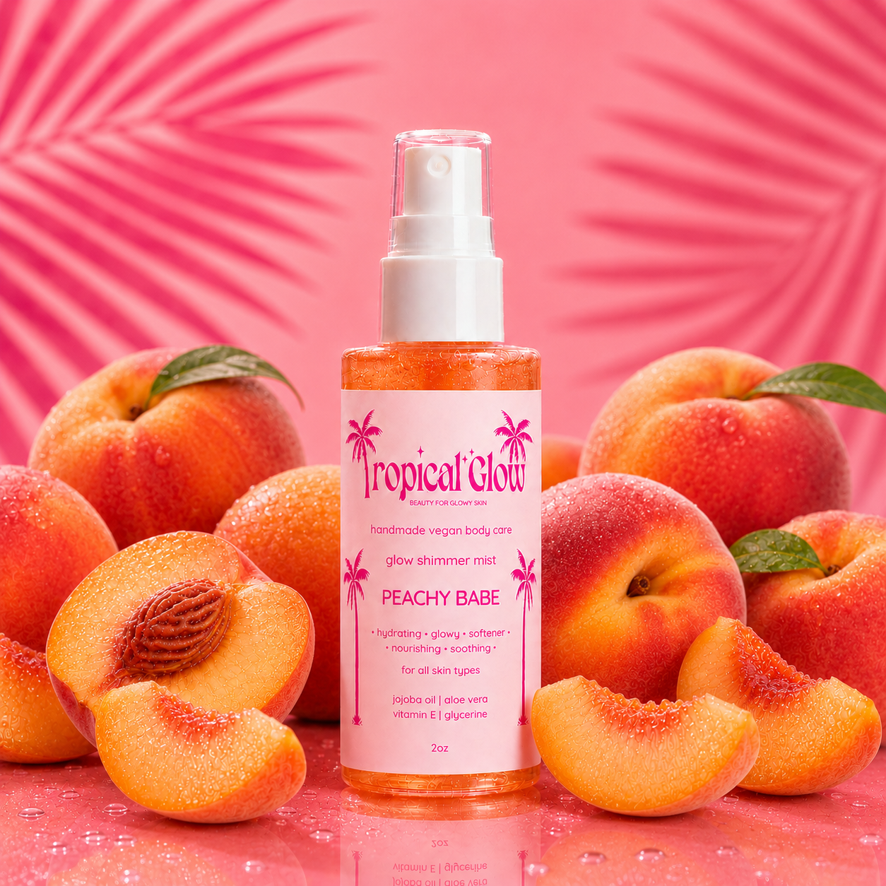 Peachy Babe Glow Body Oil