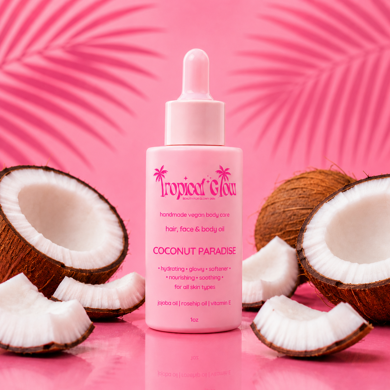 Coconut Paradise Glow Face & Hair Oil