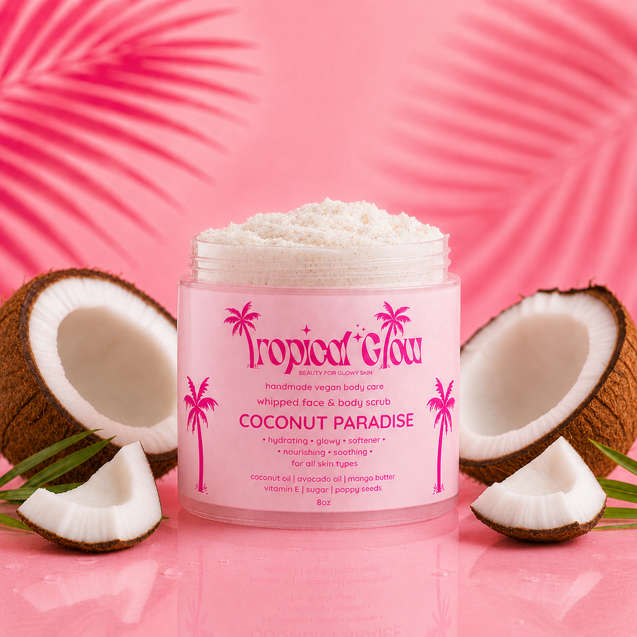 Coconut Paradise Whipped Face & Body Scrub