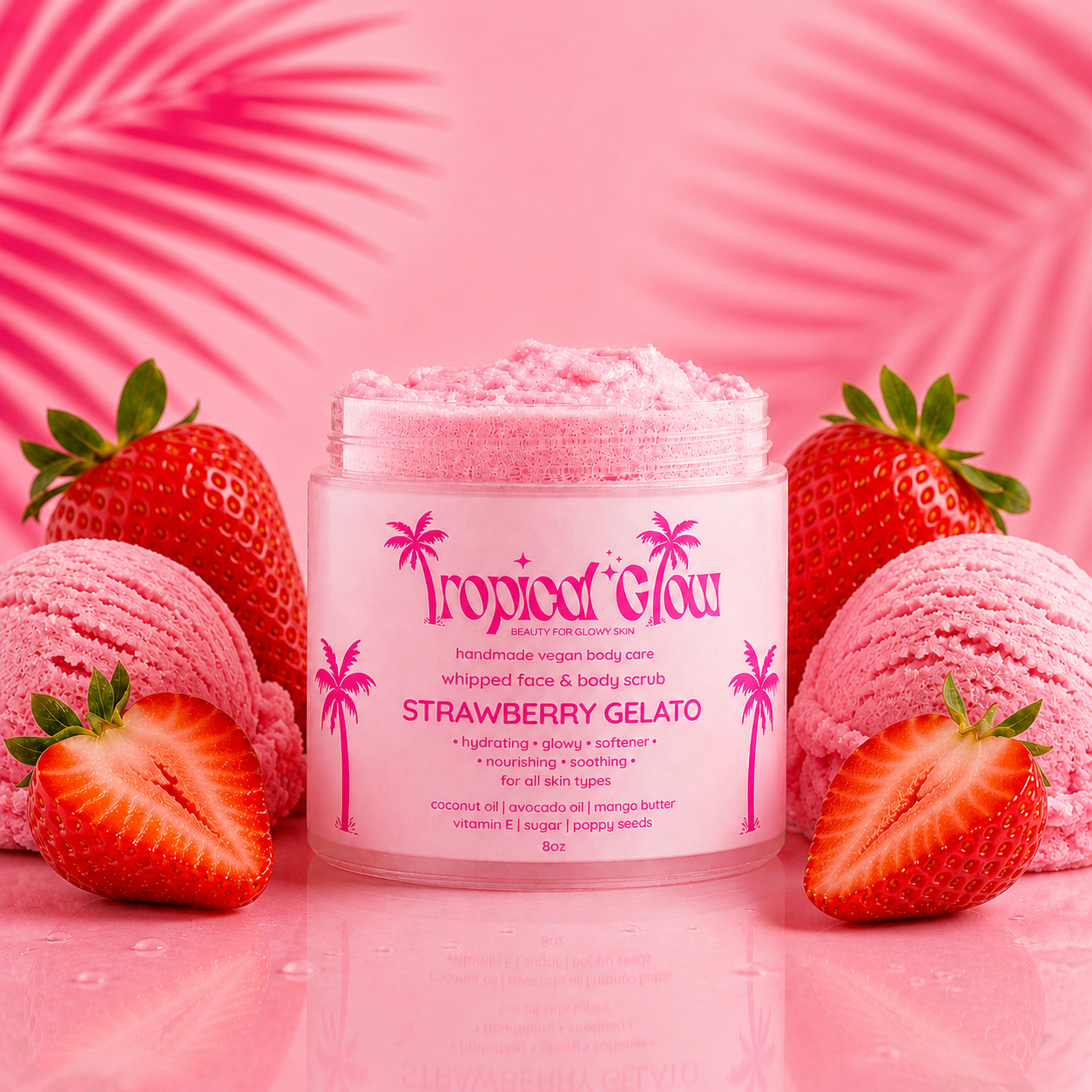 Strawberry Gelato Whipped Face & Body Scrub