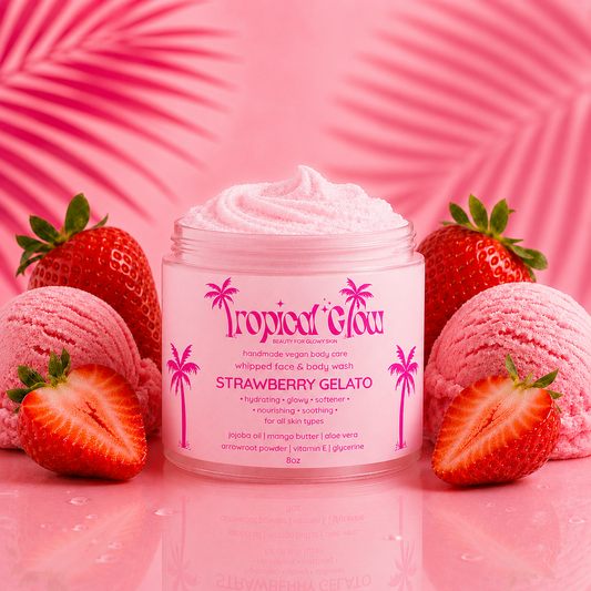 Strawberry Gelato Whipped Face & Body Wash
